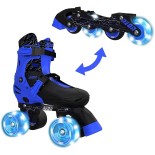 Αυξομειούμενα Inline/Roller Skates Yvolution Neon Combo 2 σε 1, Mπλε