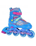 Αυξομειούμενα Πατίνια Roller NF 4413 ΣΕΤ 3 ΣΕ 1 INLINE SKATES NILS EXTREME ΜΠΛΕ - LARGE(38-41