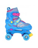 Αυξομειούμενα Πατίνια Roller NF 4413 ΣΕΤ 3 ΣΕ 1 INLINE SKATES NILS EXTREME ΜΠΛΕ - LARGE(38-41