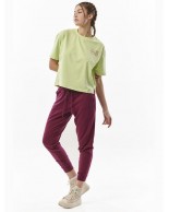 Γυναικείο Παντελόνι Φόρμας Body Action Women Essential Sweatpants 021328 01 Purple