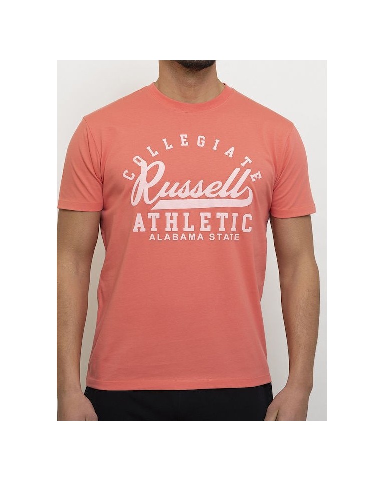 Ανδρικό T-Shirt Russell Athletic CRA-S/S Crewneck Tee Shirt A3-021-1-380PC Sugar Coral