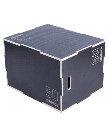 3 σε 1 Πλειομετρικό Κουτί Ξύλινο (Plyo Box) (Anti‑Slip) Live Pro B 8157