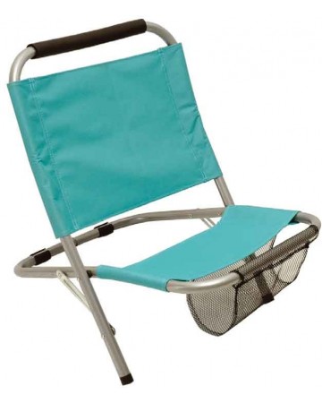 Καρέκλα Παραλίας Μεταλλική Μπλέ με Polyester 600D