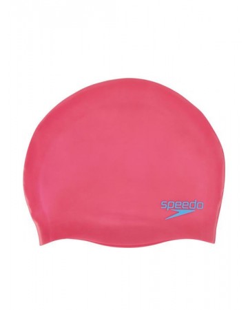 Παιδικό Σκουφάκι Κολύμβησης από Σιλικόνη Speedo Junior Plain Moulded Silicone Cap 70990-F290J (Ρόζ)