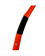 Κοντάρι σλάλομ με μεταλλικό καρφί Slalom Pole 1.6m - Flexible with Spikes 30mm Red Ligasport