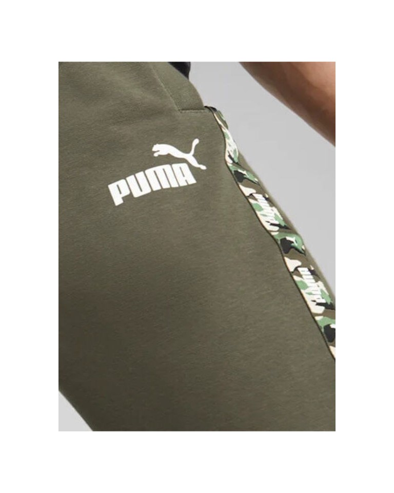 Ανδρικό Παντελόνι Φόρμας Puma Ess Tape Camo Sweatpants TR cl 673362-73