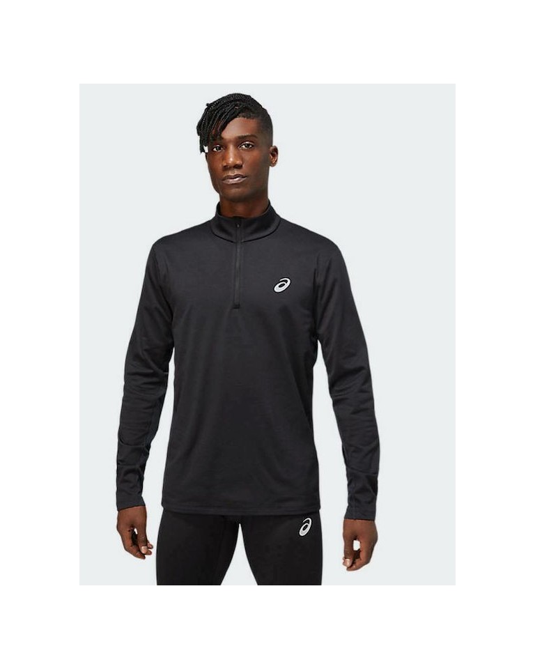Ανδρική Μπλούζα με μακρύ μανίκι για Τρέξιμο Asics Men Core Ls 1/2 Zip Winter Top (2011C347-001)