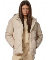 Γυναικεία Ζακέτα Body Action Women's Quilted Puffer Jacket 071331 01 (Beige)