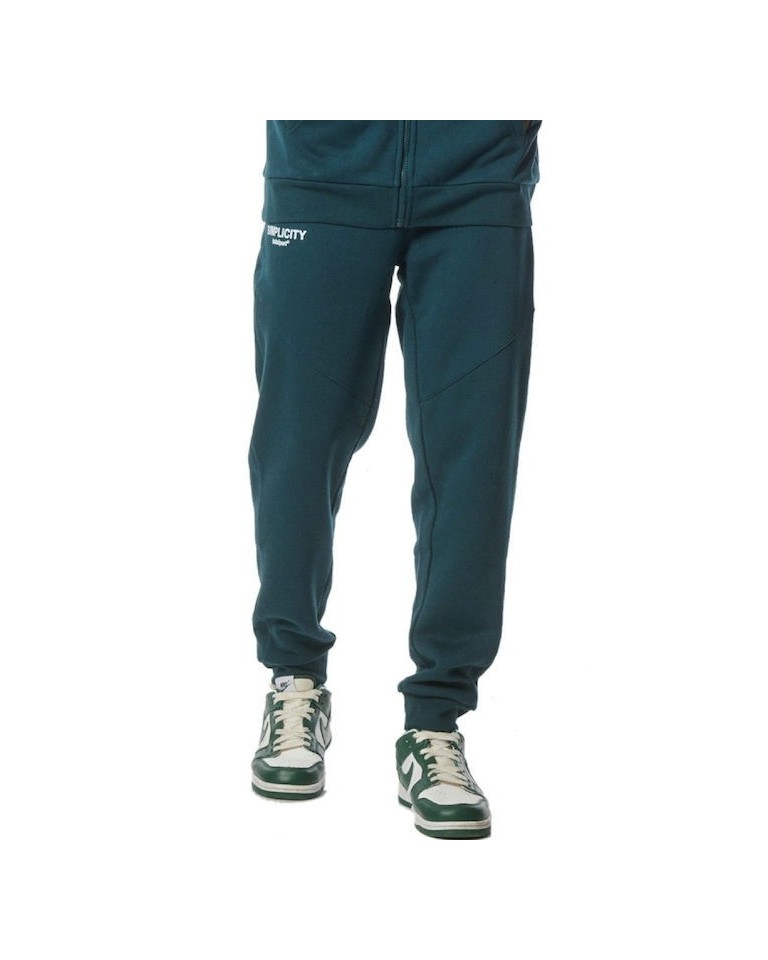 Ανδρικό Παντελόνι Φόρμας Body Action Men's Training Fleece Pants 023336-07 (Teal Green)