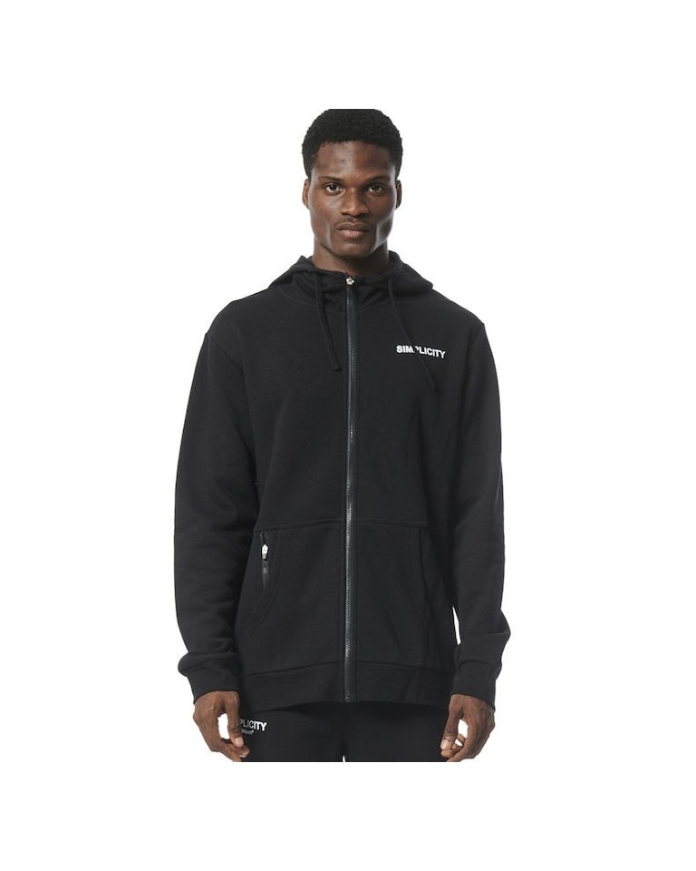 Ανδρική Ζακέτα με Κουκούλα Body Action Men's Full Zip Training Hoodie 073317-01 Black