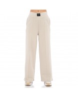 Γυναικείο Παντελόνι Φόρμας Be Nation High Waist Wide Leg Pant Pastel Greige 3J 02102302-1-1