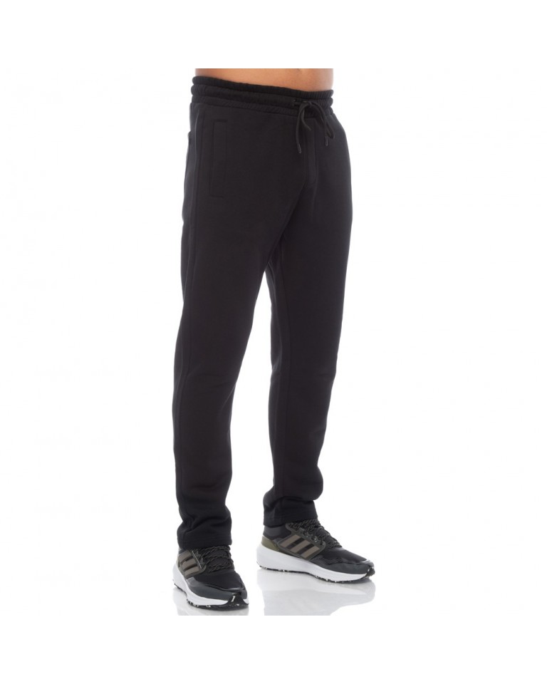 Ανδρικό Παντελόνι Φόρμας Be Nation Logo Open Hem Pant Black 01 02302312