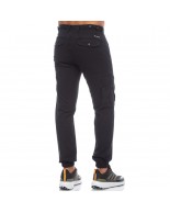 Ανδρικό Παντελόνι Φόρμας Be Nation Cargo Pants Elastic Hem Black 01 02302308