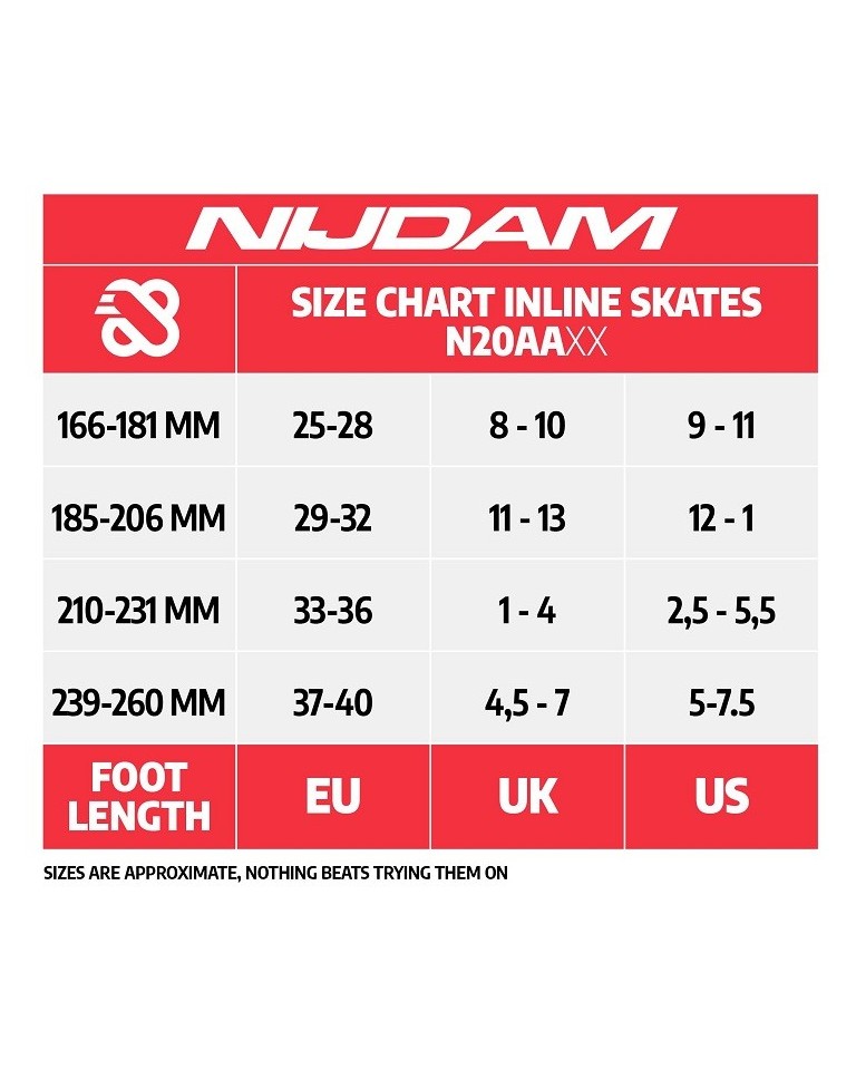 Nijdam Roller Skates Ρυθμιζόμενα "Geo Metricker" N21AA01