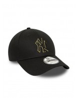 Αθλητικό Καπέλο NEW ERA New York Yankees Metallic Outline Black 9FORTY Adjustable Cap  60435135