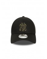 Αθλητικό Καπέλο NEW ERA New York Yankees Metallic Outline Black 9FORTY Adjustable Cap  60435135