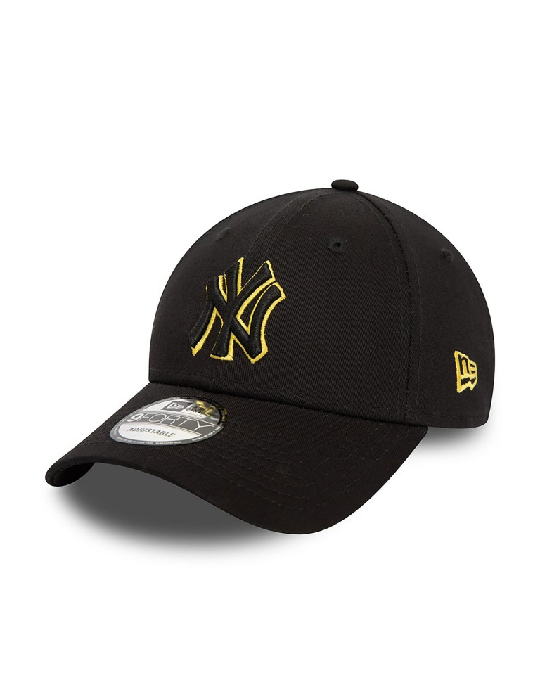 Αθλητικό Καπέλο New York Yankees MLB Team Outline Black 9FORTY Adjustable Cap 60435230