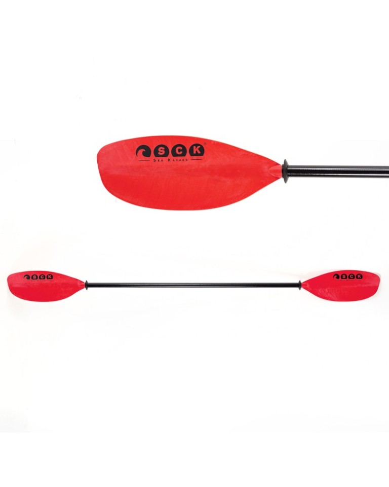 Κουπί καγιάκ ρυθμιζόμενο 215-235cm Υαλοΰφασμα κόκκινο Sck