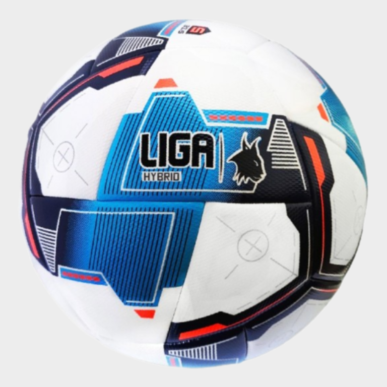 Μπάλα Ποδοσφαίρου Ligasport Soccer Ball Hybrid (Cyan/Black/White) (Size 5)