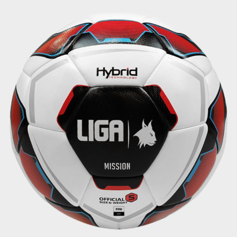 Μπάλα Ποδοσφαίρου Ligasport Soccer Ball Mission (Red/Grey/Cyan) (Size 5)