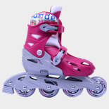 Αυξομειούμενα Inline Skates Αθλοπαιδιά, Φούξια 002.1083/F (Size 39-42)