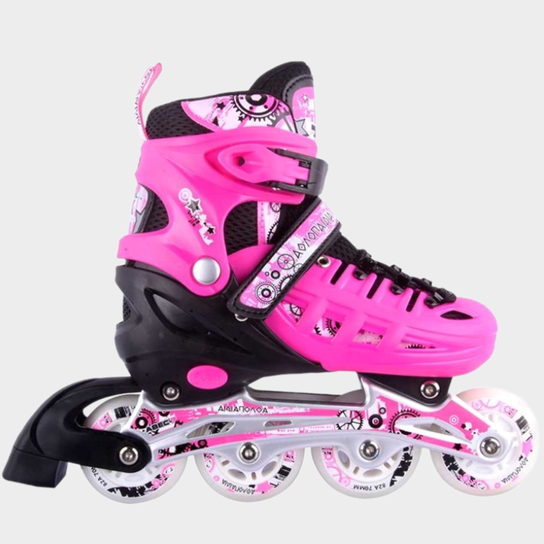 Αυξομειούμενα Inline Skates Αθλοπαιδιά, Ροζ 002.10305/P (Size 35-38)