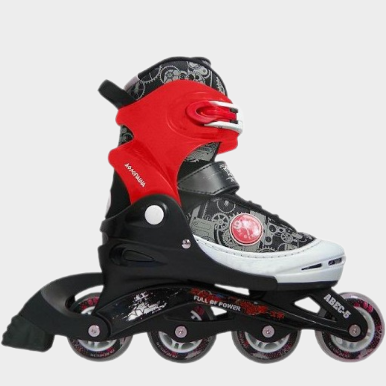 Αυξομειούμενα Inline Skates Αθλοπαιδιά, Κόκκινα 002.1084/K (Size 30-33)