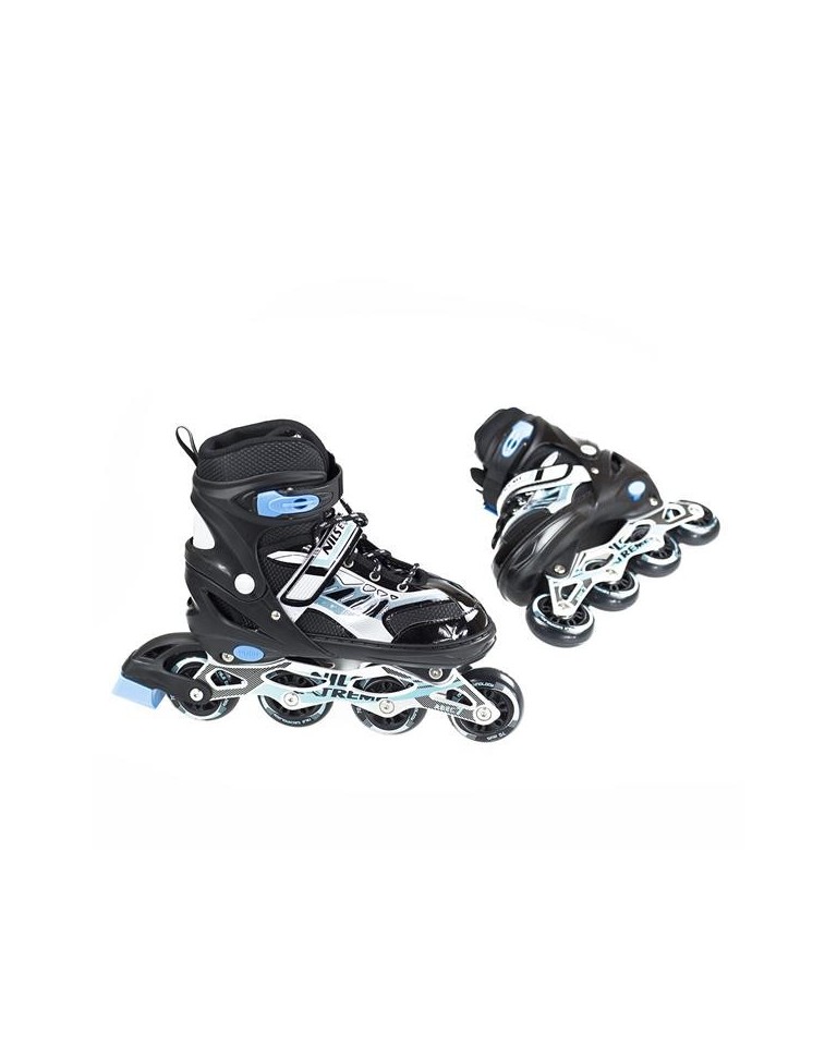 Αυξομειούμενα Πατίνια Roller NJ 1828 A INLINE SKATES NILS EXTREME ΜΑΥΡΟ