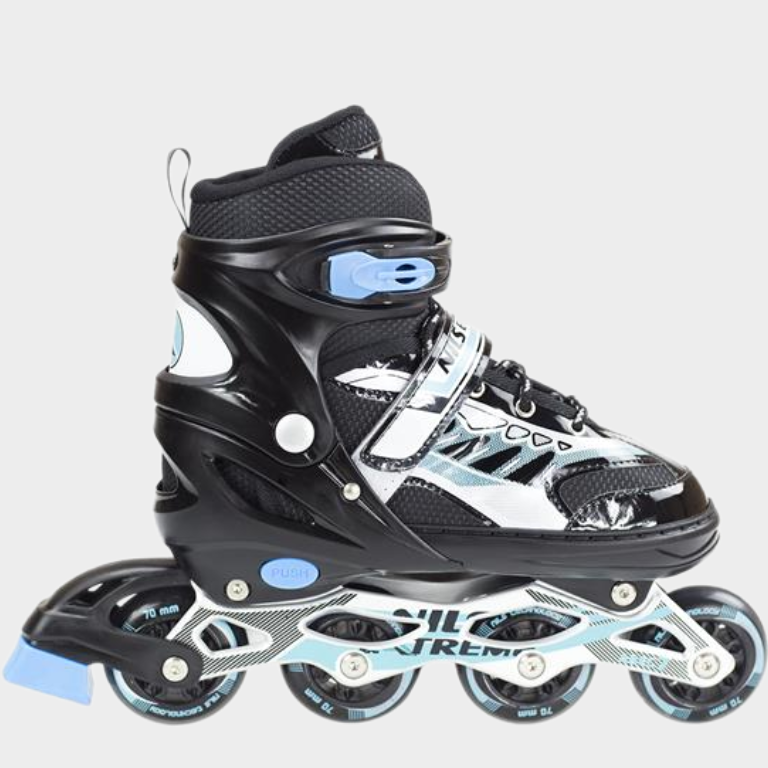 Αυξομειούμενα Πατίνια Roller Nils Extreme Inline Skates Μαύρο NJ 1828 A (Size 39-42)