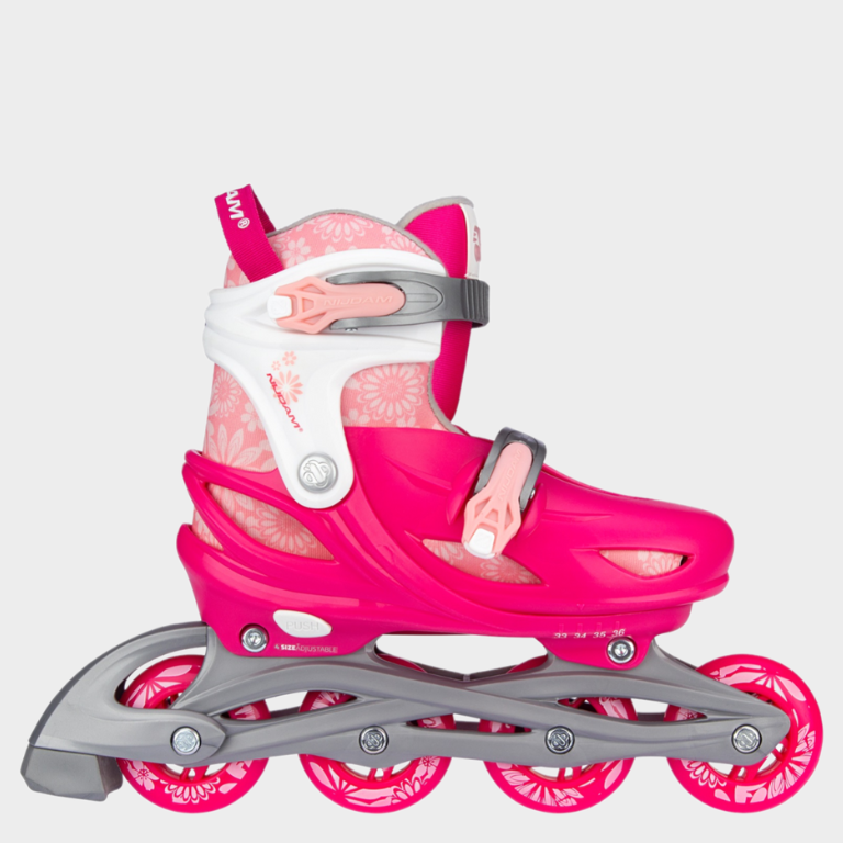 Nijdam Inline Skates Ρυθμιζόμενα 3‑σε‑1 "Floral Switch" N22AA01 (Size 25-28)