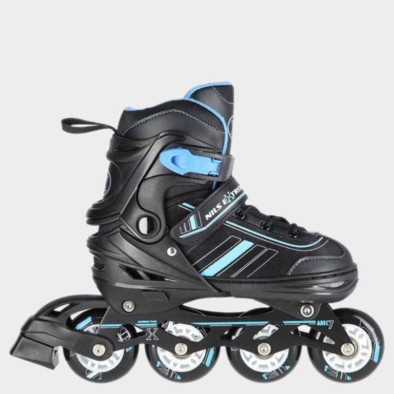 Αυξομειούμενα Roller NH18191 2 ΣΕ 1 Μαύρο/Μπλε In-Line Skates/Hockey Ice Skates (29-33)