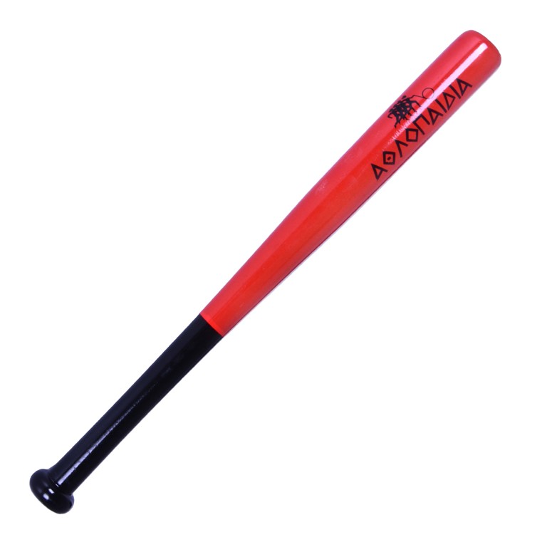 Μπαστούνι Baseball Ξύλινο 24'' Κόκκινο Αθλοπαιδιά 016.99003