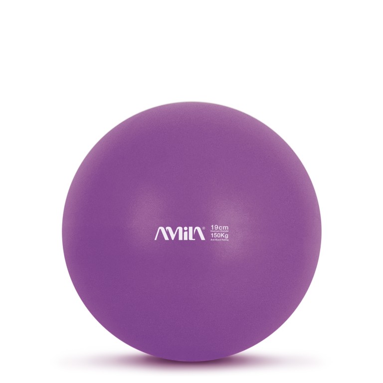 Μπάλα Γυμναστικής Amila Pilates Ball 19cm Μωβ Bulk 48430