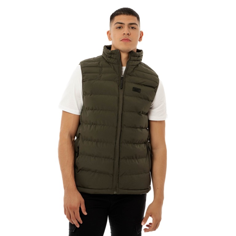 Ανδρικό Αμάνικο Μπουφάν Be:Nation Essentials Puffer 08302402 (D.Khaki)