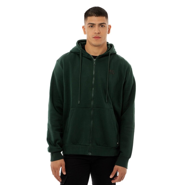 Ανδρική Ζακέτα με Κουκούλα Be:Nation Logo Full Zip Hoodie 07302301 (D.Green)