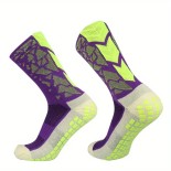 Αθλητικές Κάλτσες Ligasport Quantum (premium) Quarter Training / Running socks with gel (Μώβ)