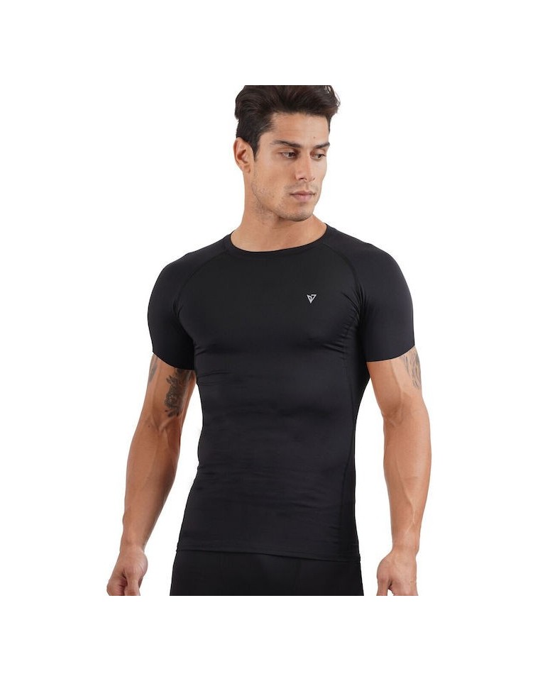 MEN'S COMPRESSION S/S T-SHIRT MAGNETIC NORTH 50027 Black