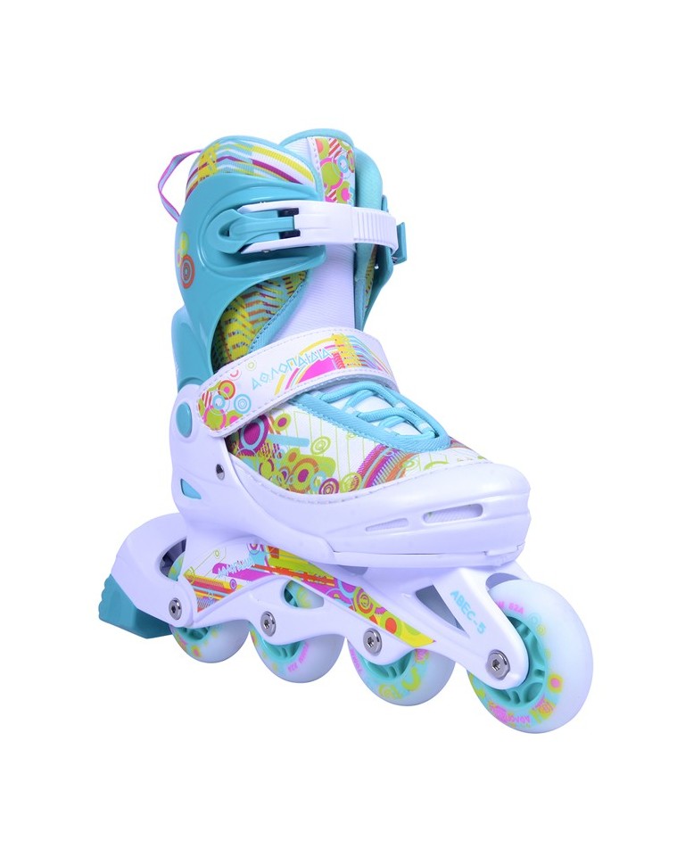 Αυξομειούμενα Inline Skates Αθλοπαιδιά, Κόκκινα 002.1084/K (Size 38-41)