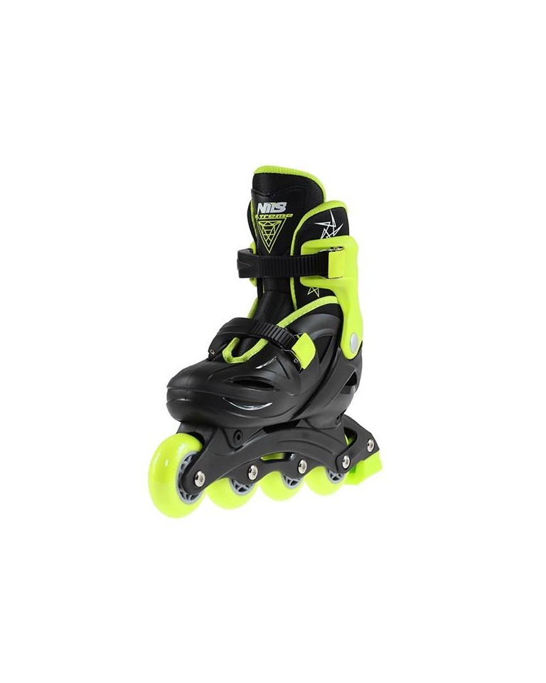 Αυξομειούμενα Πατίνια Roller NJ/NA 0321 Μαύρο/Λαχανί IN-LINE SKATES NILS EXTREME