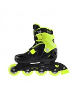 Αυξομειούμενα Πατίνια Roller NJ/NA 0321 Μαύρο/Λαχανί IN-LINE SKATES NILS EXTREME