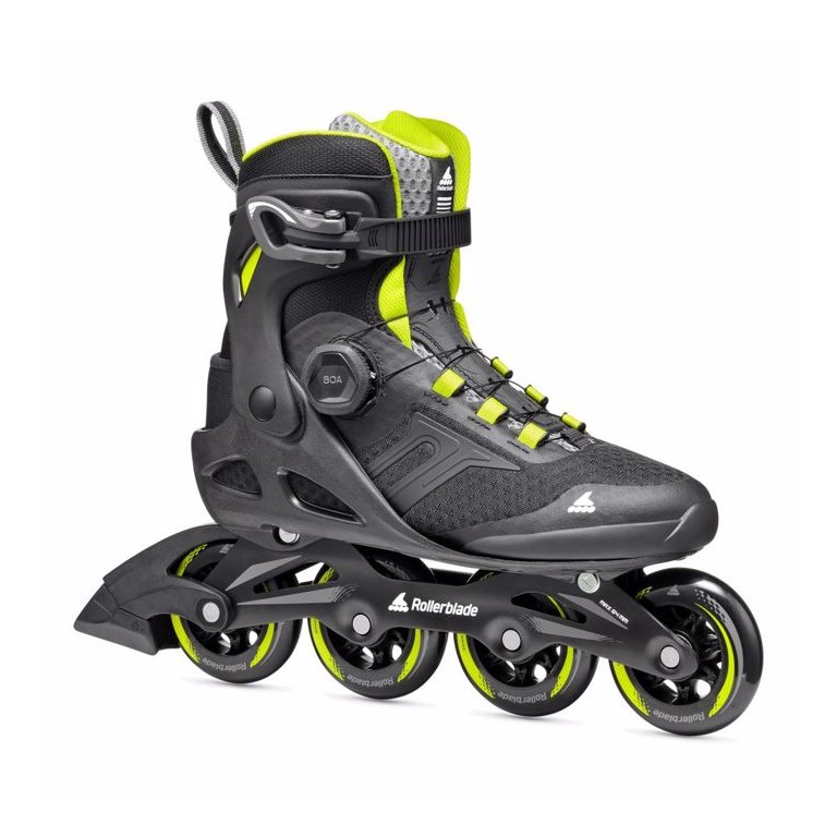 Πατίνια Rollerbalde 84 BOA - Black/Lime 43.073706